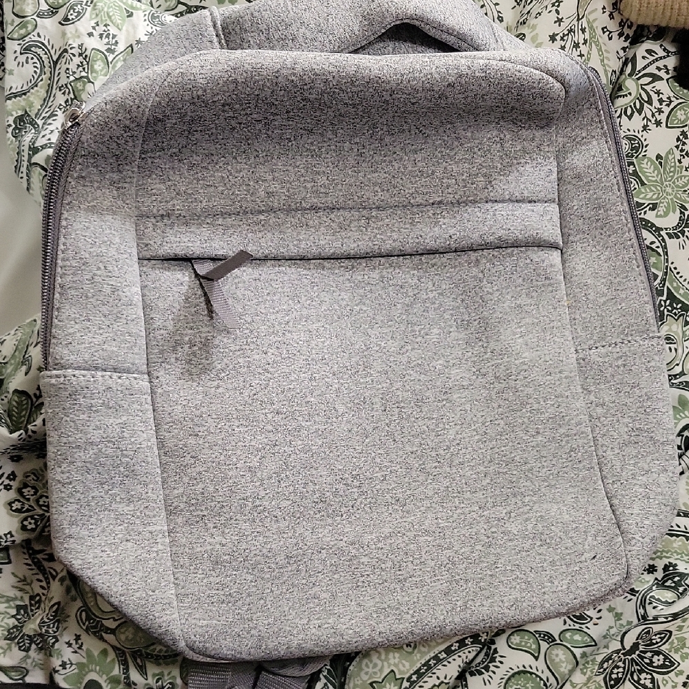 Grey Small Backpack, Compact Size